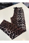 Viskon Leopar Desenli Kadın Pijama Altı - Ayakta Görünüm | Linay Butik Viskon Leopar Desenli Kadın Pijama Altı - Ayakta Görünüm | Linay Butik Kadın Ev Giyimi
